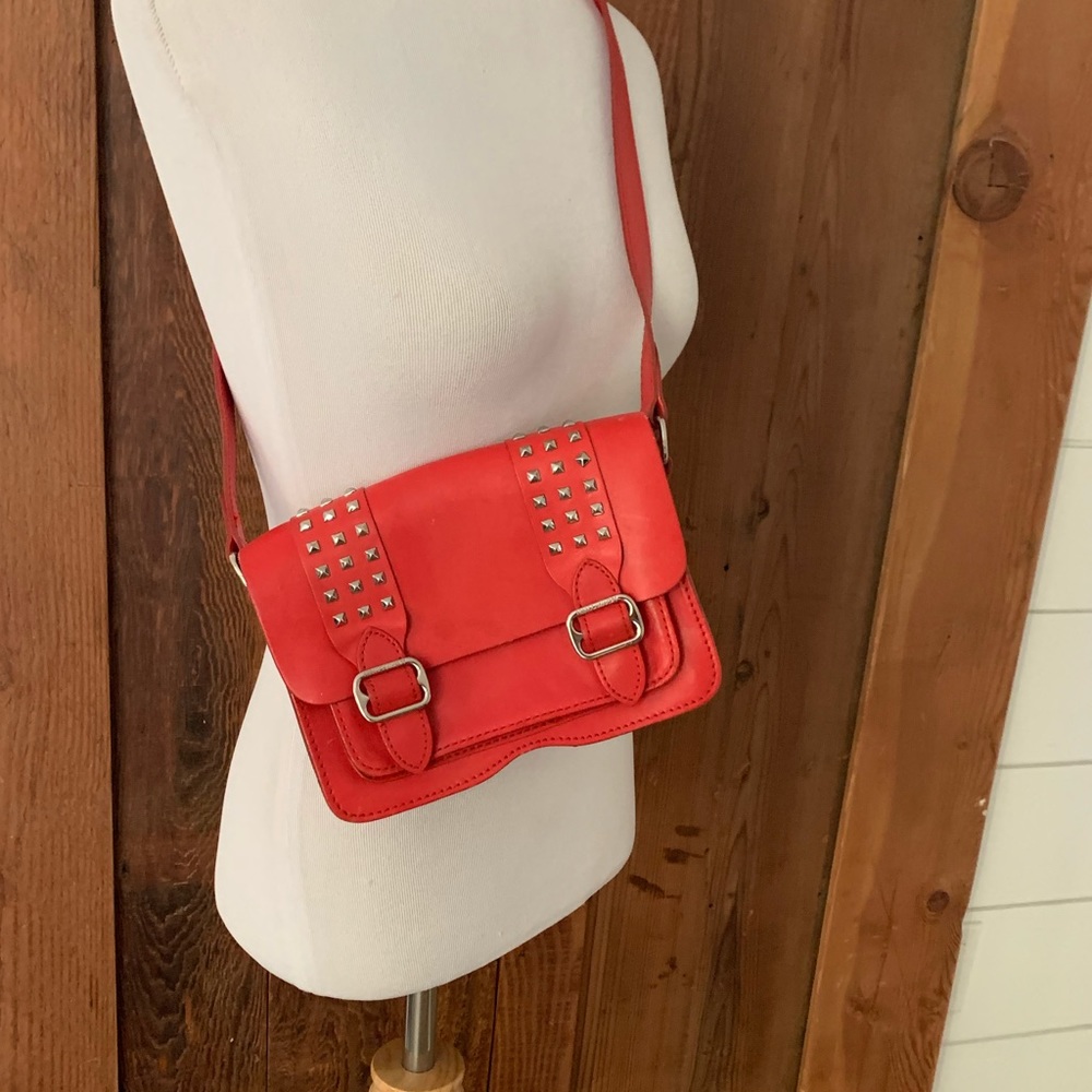 Rebecca Minkoff Small Red Alex Crossbody Studded